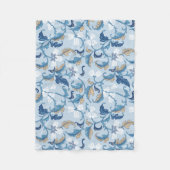  botanische elegantie fleece deken (Voorkant)