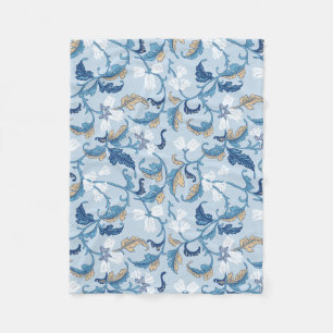 botanische elegantie fleece deken