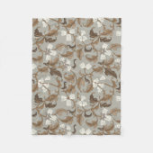  botanische elegantie fleece deken (Voorkant)
