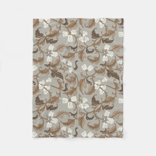  botanische elegantie fleece deken (Voorkant)
