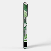 Botanische elegantie Groene bladbloem Case-Mate iPhone Case (Achterkant / Rechts)