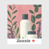 Botanische elegantie: schoonheid en Natuur in harm Sticker (Vel)