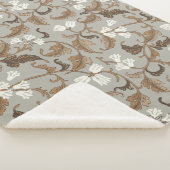  botanische elegantie sherpa deken (3/4)