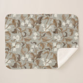  botanische elegantie sherpa deken (Voorkant (horizontaal))