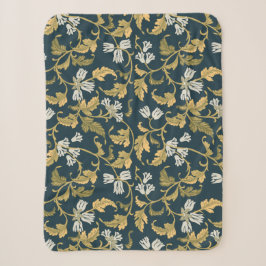 botanische elegantie sherpa deken