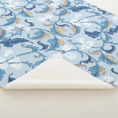 botanische elegantie sherpa deken (3/4)