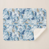 botanische elegantie sherpa deken (Voorkant (horizontaal))