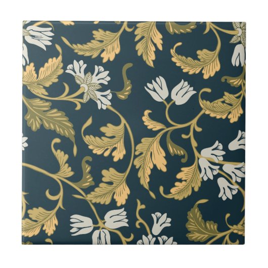  botanische elegantie tegeltje (Voorkant)