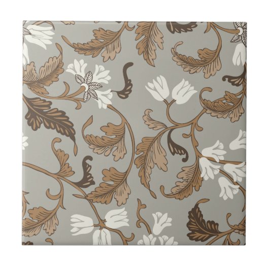  botanische elegantie tegeltje (Voorkant)