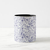 Botanische elegantie Witte Mok (Center)