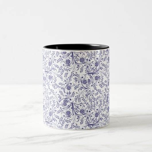 Botanische elegantie Witte Mok (Center)