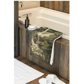 Botanische elegantie - Zwaan in het bos Bad Handdoek