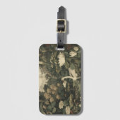 Botanische elegantie - Zwaan in het bos Bagagelabel (Voorkant (verticaal))