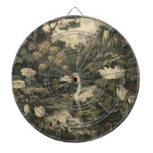 Botanische elegantie - Zwaan in het bos Dartbord (Voorkant)