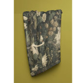 Botanische elegantie - Zwaan in het bos Fleece Deken