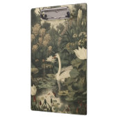 Botanische elegantie - Zwaan in het bos Klembord (Links)