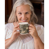 Botanische elegantie - Zwaan in het bos Porselein Kop