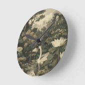 Botanische elegantie - Zwaan in het bos Ronde Klok (Hoek)