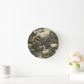 Botanische elegantie - Zwaan in het bos Ronde Klok (Huis)