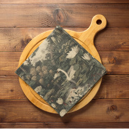 Botanische elegantie - Zwaan in het bos Servet