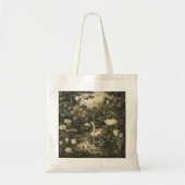 Botanische elegantie - Zwaan in het bos Tote Bag (Voorkant)
