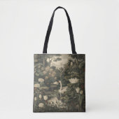Botanische elegantie - Zwaan in het bos Tote Bag (Voorkant)