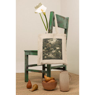 Botanische elegantie - Zwaan in het bos Tote Bag