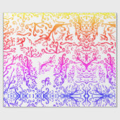 Botanische elementen Verpakkingsdocument Cadeaupapier (Vlak)