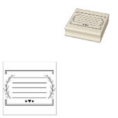 Botanische envelopadresplanner Ru Rubberstempel (Gestempeld)