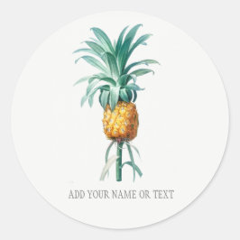  BOTANISCHE ENVELOPE SEAL MET PINEAPPEL RONDE STICKER