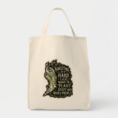 Botanische esthetische groene borduurwerk tas (Voorkant)