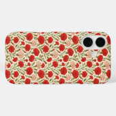 Botanische esthetische rode anjer Bloemen Case-Mate iPhone Case (Achterkant (horizontaal))