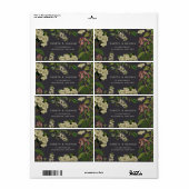 BOTANISCHE ETIKETTERING ETIKET (Full Sheet)