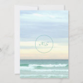 Botanische Eucalyptus Beach Natuur Weddenschap Inv Kaart (Achterkant)