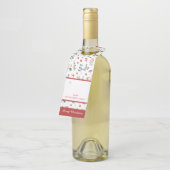 Botanische Eucalyptus Berries Kerstmis Flessenhanger (Schuin)