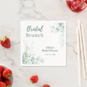 Botanische Eucalyptus Bruidsbrunch Bruidsfeest Servet (Insitu)