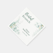 Botanische Eucalyptus Bruidsbrunch Bruidsfeest Servet (Hoek)