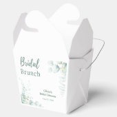 Botanische Eucalyptus Bruidsbrunch Bruidsuitnodigi Bedankdoosjes (Geopend)