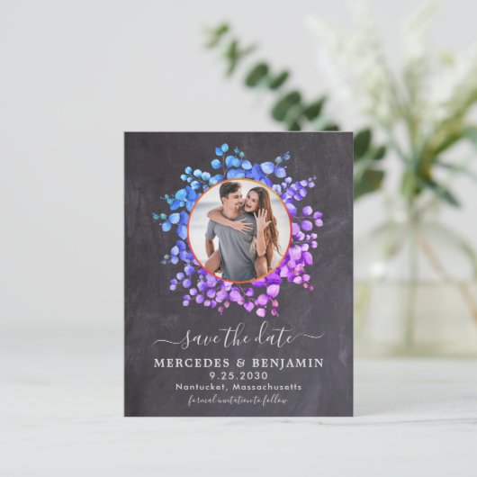 Botanische Eucalyptus budgettaire bewaart de datum (Staand voorkant)