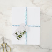 Botanische Eucalyptus Elegante Cadeaubijslage Cadeaulabel (Met Touw)