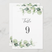 Botanische Eucalyptus Foliage Weddenschappen (Voorkant / Achterkant)