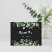 Botanische Eucalyptus Goudblad Modern Ontwerp Briefkaart (Staand voorkant)