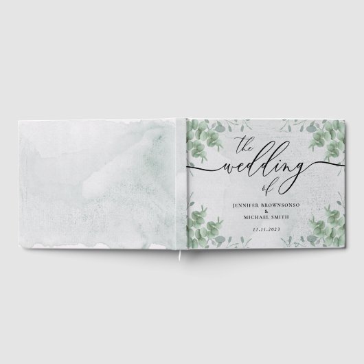 Botanische Eucalyptus Greenery Bohemian Tropic Gastenboek (Volledig)