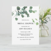 Botanische Eucalyptus Greenery Vrijgezellenfeest I Kaart (Staand voorkant)