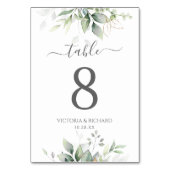 Botanische Eucalyptus Greenery Waterverf Elegant Kaart (Voorkant)