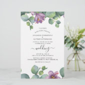 Botanische Eucalyptus Greenery Weddenschap Briefpapier (Staand voorkant)
