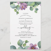 Botanische Eucalyptus Greenery Weddenschap Briefpapier (Voorkant)