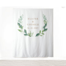 Botanische Eucalyptus Greenery Wedding Backdrop