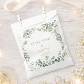 Botanische Eucalyptus Greenery Wedding Bedankzakje (Geknipt)