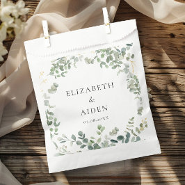 Botanische Eucalyptus Greenery Wedding Bedankzakje